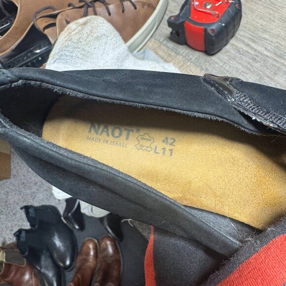 Noat Flare Black Velvet Cap Toe Mary Jane Shoes Women's Size EU 42 - Picture 6 of 7